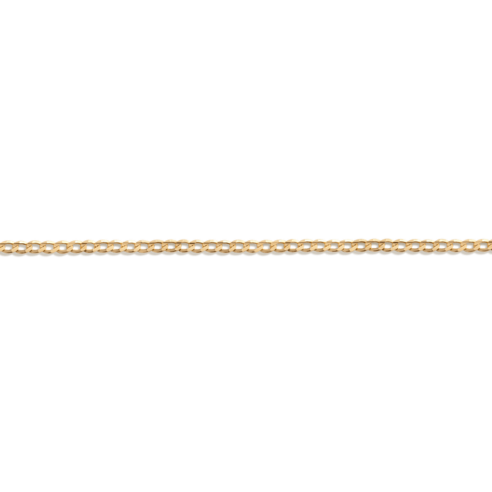 Medium Curb Chain Bracelet Vermeil 14K Yellow Gold First