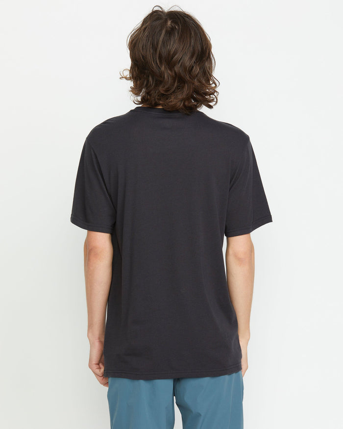 Men's Californeye Tee-Washed Black Heather-Volcom