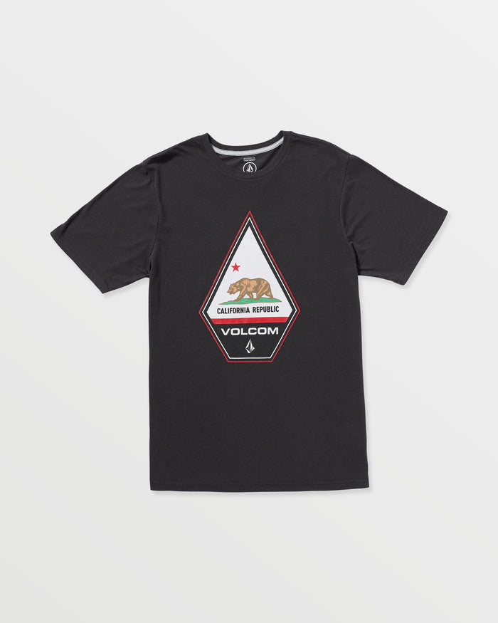 Men's Californeye Tee-Washed Black Heather-Volcom