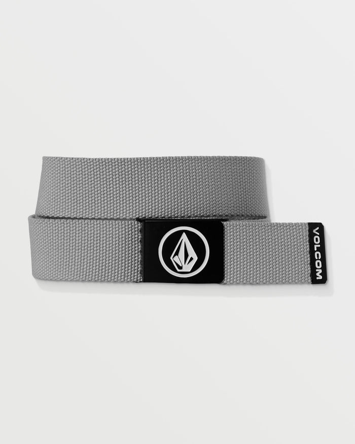 Circle Web Belt-Heather Grey-Volcom