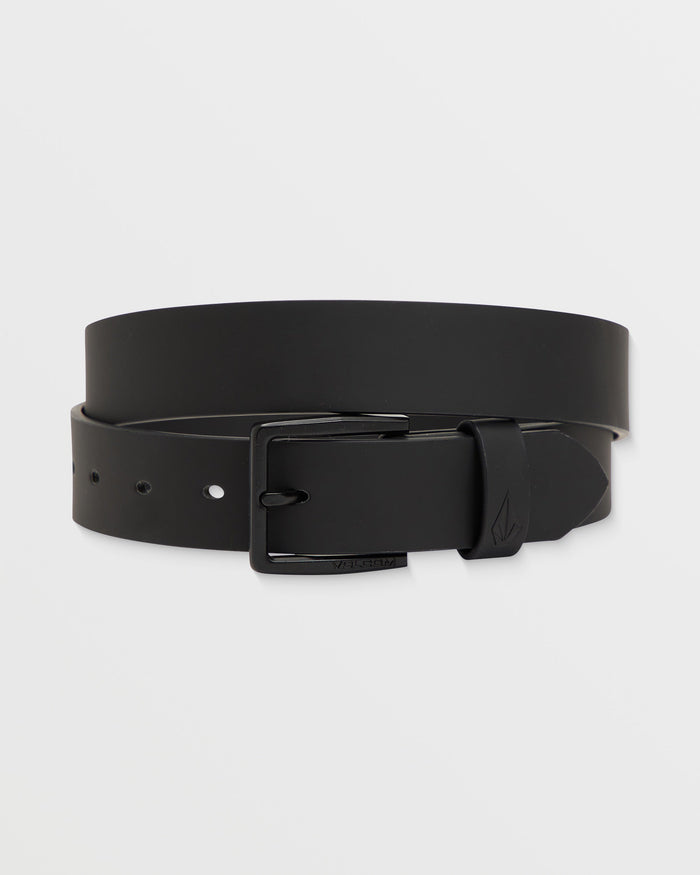 Men's Flat Bar Pu Belt-Black-Volcom