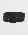 Men's Flat Bar Pu Belt-Black-Volcom