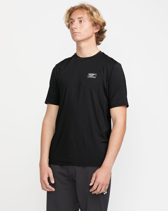 Men's Modstone Loose Short Sleeve Surf Tee-Black-Volcom