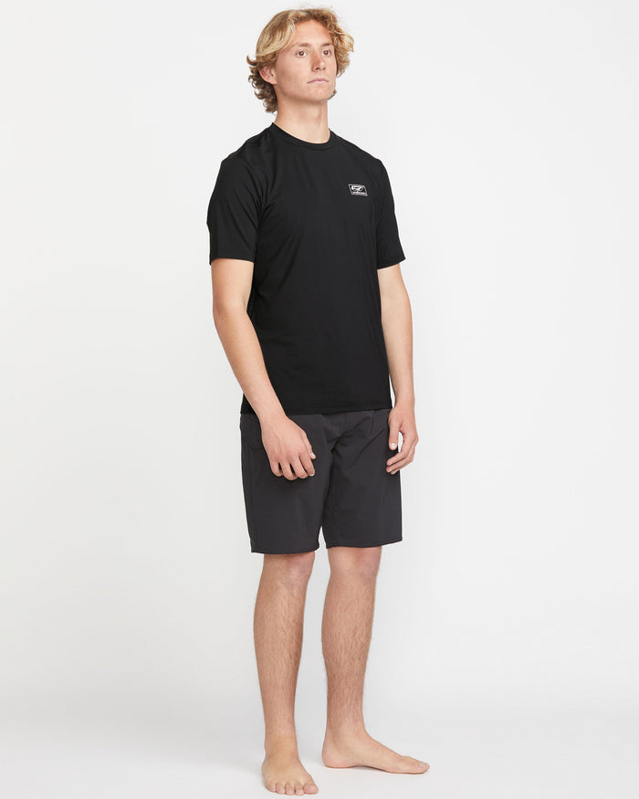 Men's Modstone Loose Short Sleeve Surf Tee-Black-Volcom