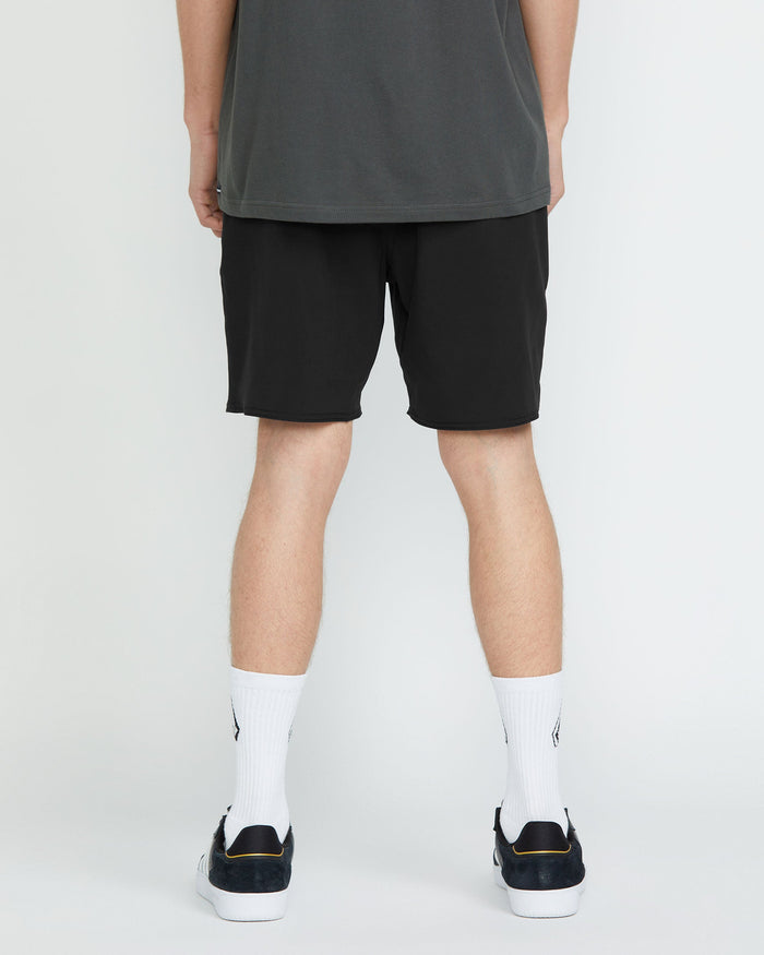 Men's Nomoly Elastic Waist Shorts 18"-Black-Volcom