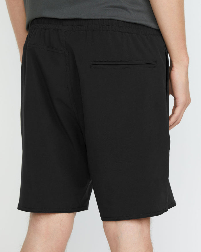 Men's Nomoly Elastic Waist Shorts 18"-Black-Volcom