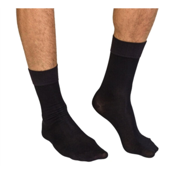 Men's nylon stretch socks-black used in funeral service operations, from lynch supply