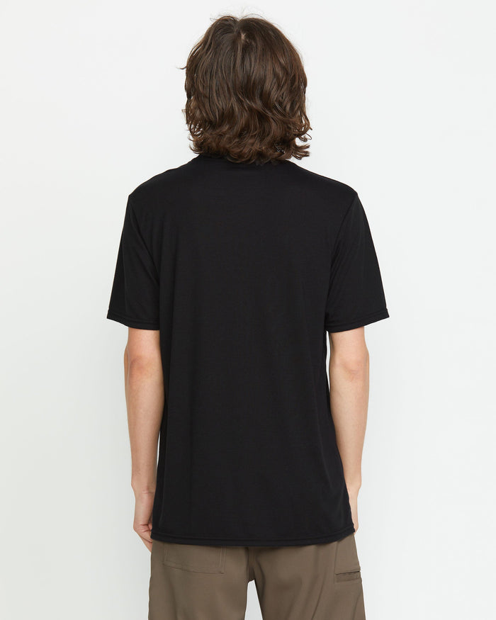 Men's Stone Tech Short Sleeve Tee-Black-Volcom