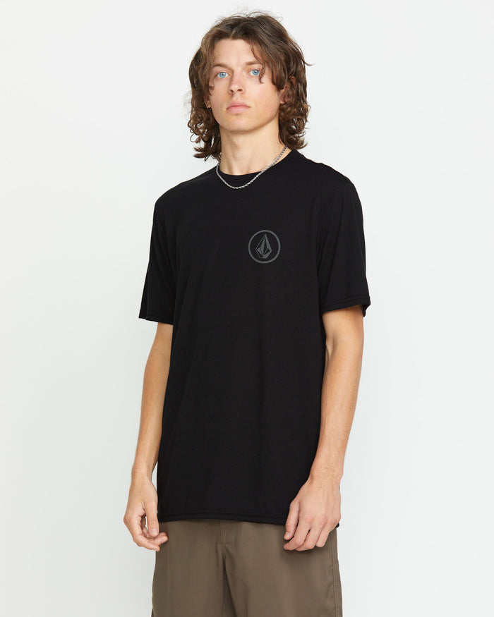 Men's Stone Tech Short Sleeve Tee-Black-Volcom