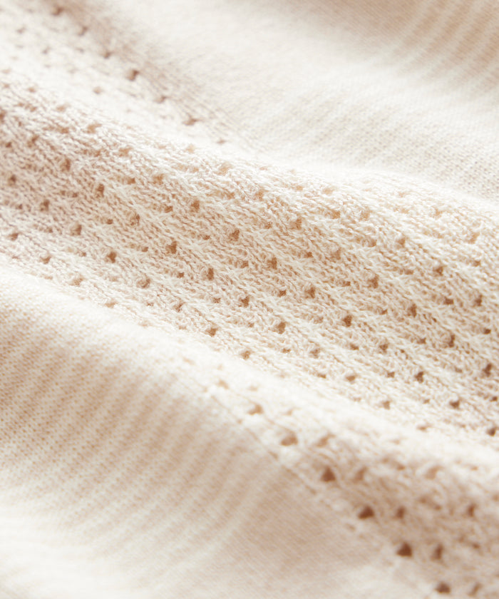 Mesh Silk-Cotton Montauk Sweater Polo