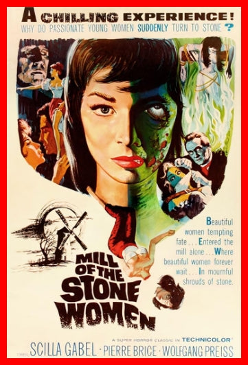 MILL OF THE STONE WOMEN - 1960 - PIERRE BRICE - SCILLA GABEL