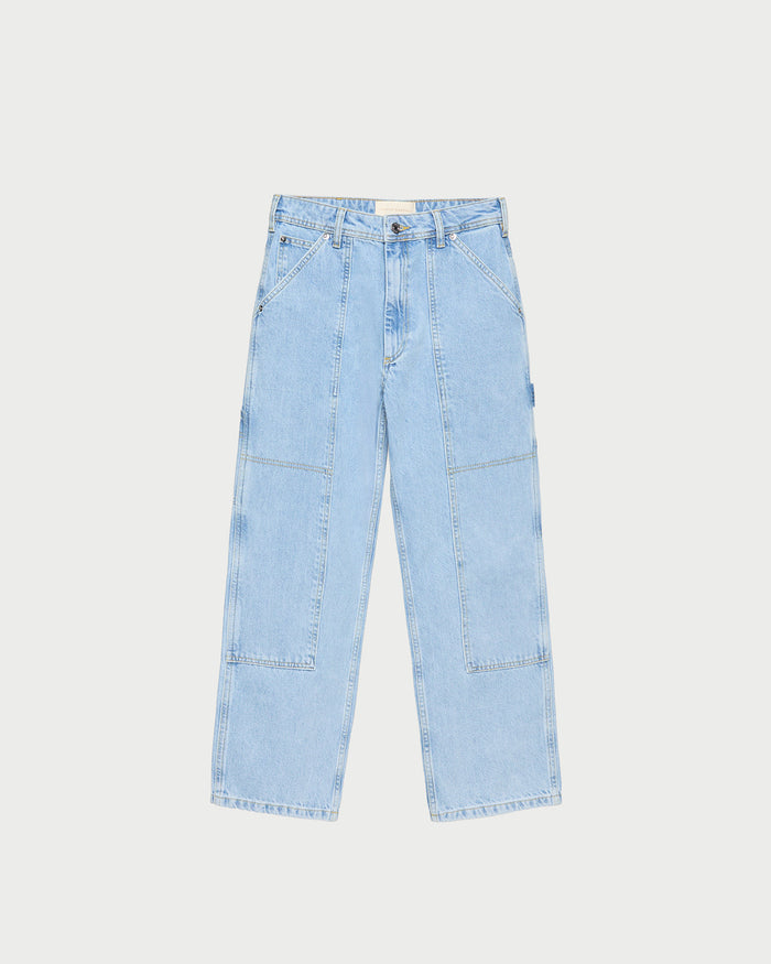 Molly Workwear Jean in light blue denim.
