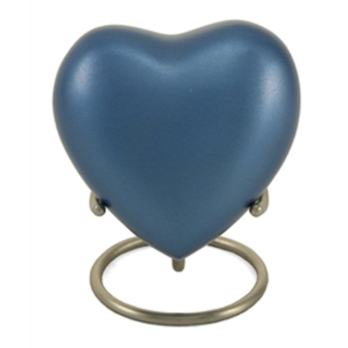 Monterey blue cremation keepsake heart cremation supplies and equipment product