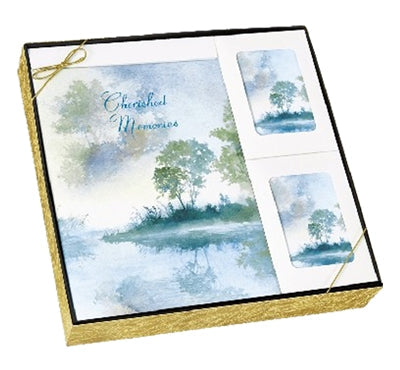 Morning mist gift box set used in funeral service operations, from lynch supply