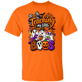 My Little Boos Halloween teacher T-shirt - orange