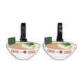 Naruto Ichiraku Ramen Bowl 2-Piece Black Luggage Tag Set