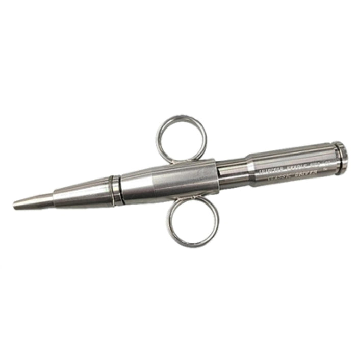 Needle injector gun-stainless steel used in funeral service operations, from lynch supply
