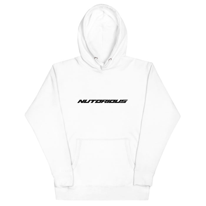 NuTorious Classic Hoodie (Black on White)