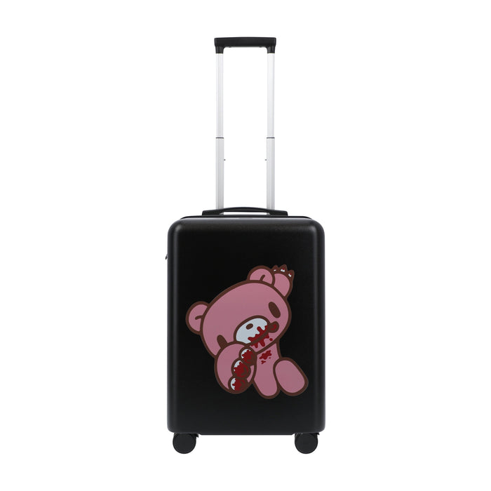 Black octas gloomy bear 22.5" carry-on spinner suitcase rolling luggage by Ful