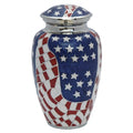 Old glory weathered american flag urn cremation supplies and equipment product