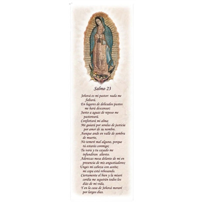 Our lady of guadalupe bookmarks used in funeral service operations, from lynch supply