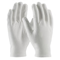 Pallbearer gloves-economy white cotton used in funeral service operations, from lynch supply