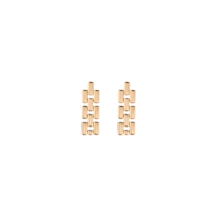 Panther Chain Link Earring Vermeil Yellow Gold First