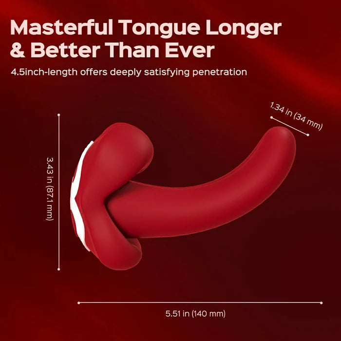 PassionBig - The Ultimate Tongue Teaser for Sensational Pleasure with Remote Control