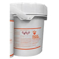 Paulex embalming powder-25 lbs pail used in funeral service operations, from lynch supply