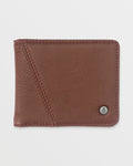 Pay-A-Pal Leather Bifold-Brown-Volcom
