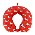 Peanuts Snoopy Dog House Memory Foam Red Travel Neck Pillow