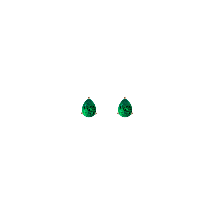 Vermeil / Yellow / Green Emerald
