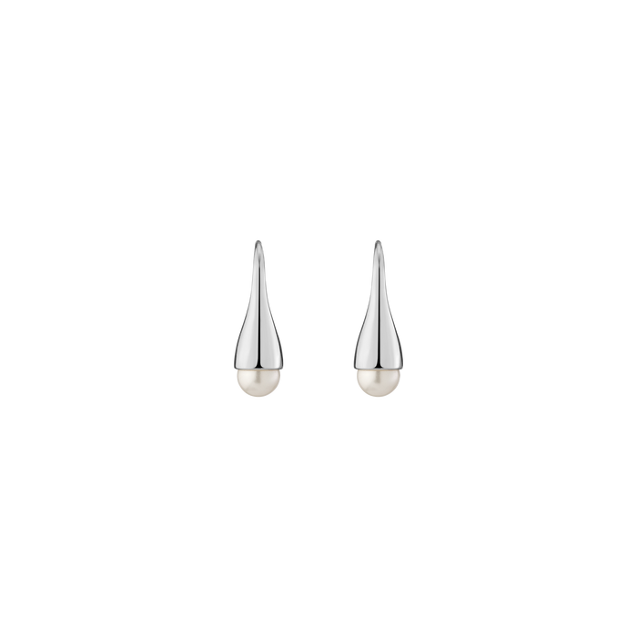 Pearl Bud Earring Vermeil White Gold First