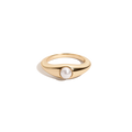 Pearl Bud Ring Vermeil Yellow Gold First
