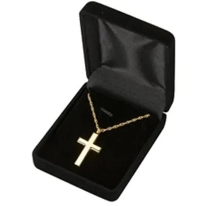 Pendant collection gold plated stainless steel cross cremation supplies and equipment product