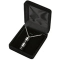 Pendant collection silver & black stainless steel capsule cremation supplies and equipment product