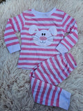 Pink All Striped Bunny PJ