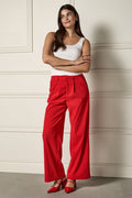 Pleated Corduroy Pants - 5107