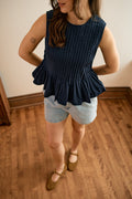 Pleated Poplin Blouse - 4097