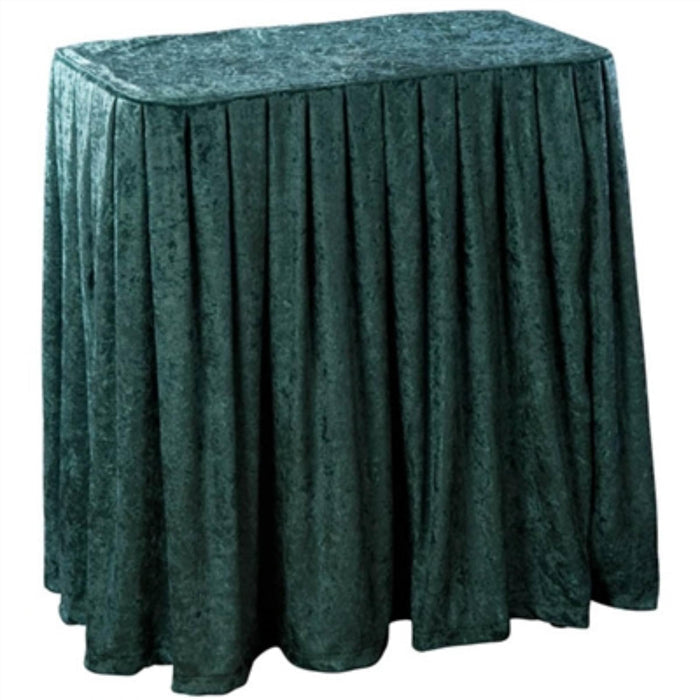 Portable memorial urn display table cremation supplies and equipment product