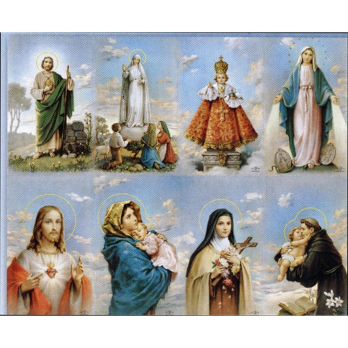 Prayer cards by bonella 201 series  micro perforated used in funeral service operations, from lynch supply