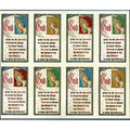 Prayer cards by bonella serenity micro perforated used in funeral service operations, from lynch supply