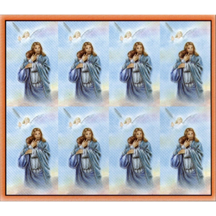 Prayer cards by cromo paradise micro perforated used in funeral service operations, from lynch supply