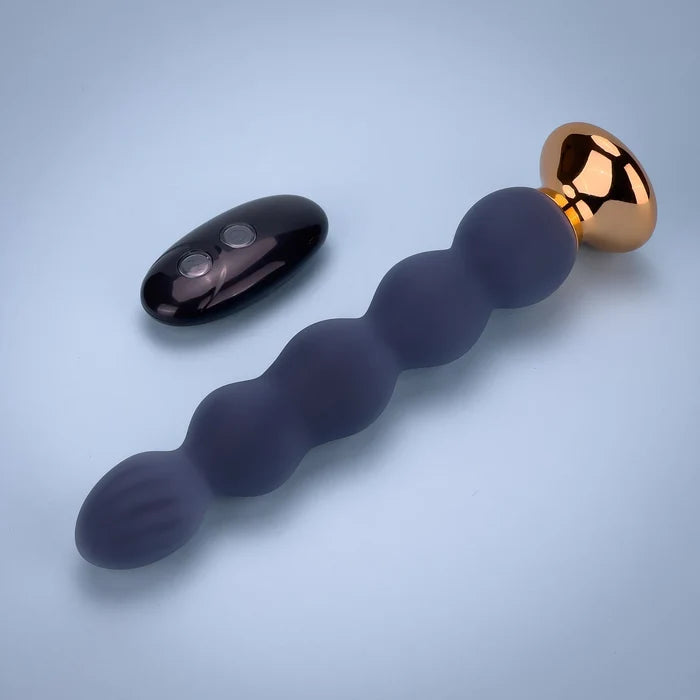 Premium Dual-Motor Vibrating Anal Beads | Remote Control Anal Toy