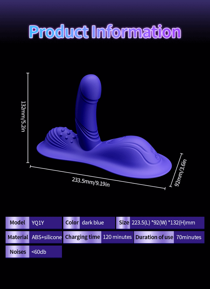 Pretty Love Luka, vibrating mat with vibrator