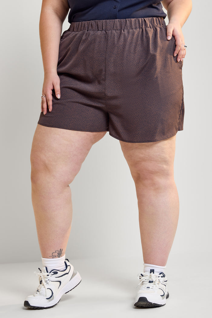 Printed Airy Shorts - 5092