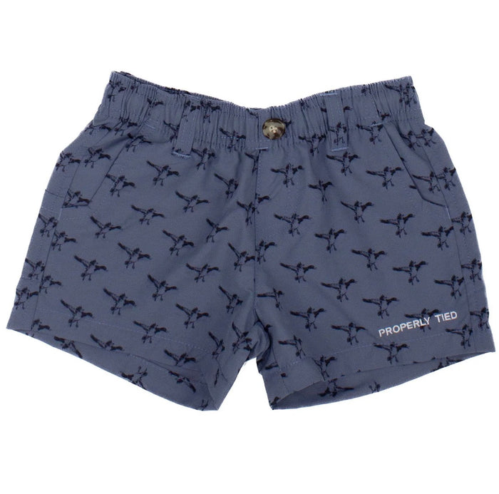 Properly Tied Boys Mallard Shorts - ducks