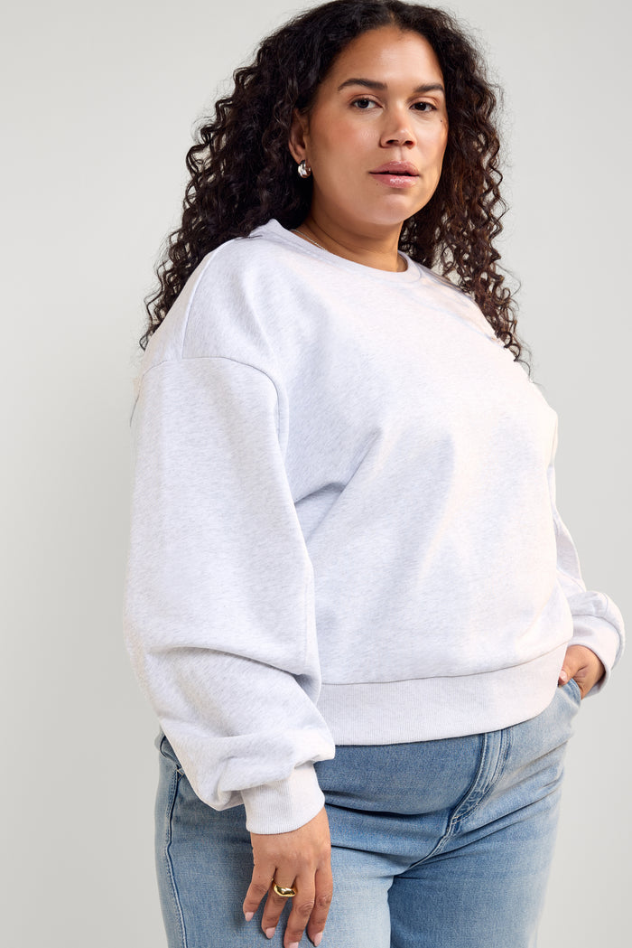 Raglan Sleeve Fleece Sweater - 9196