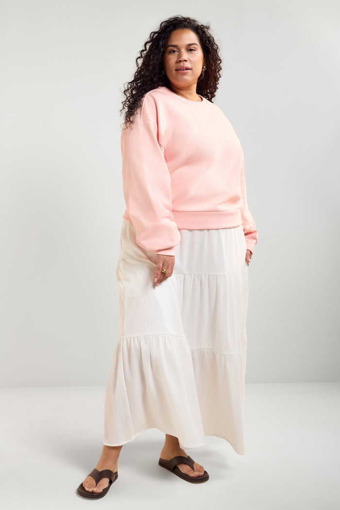Raglan Sleeve Fleece Sweater - 9196