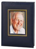 Rectangle photo frame register books used in funeral service operations, from lynch supply